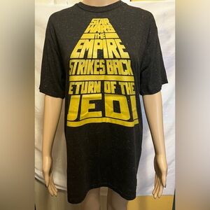 Mens Large Black Star Wars Graphic T-Shirt